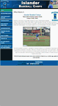 Mobile Screenshot of islanderbaseballcamps.com